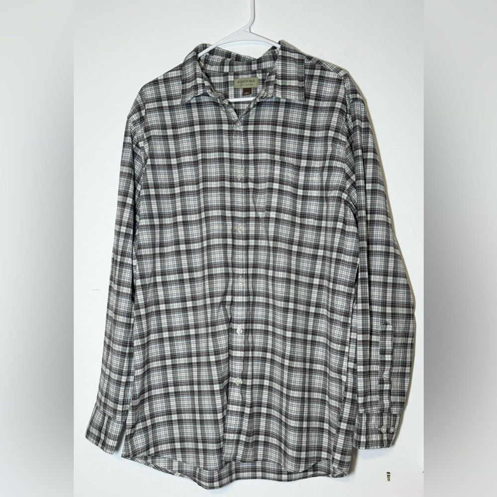 Sonoma Men’s XL Button Down Plaid Shirt